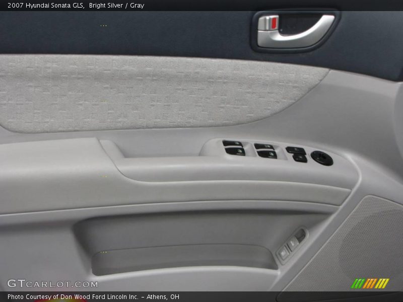 Bright Silver / Gray 2007 Hyundai Sonata GLS