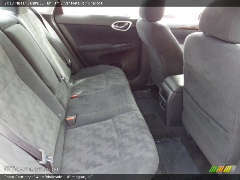 Brilliant Silver Metallic / Charcoal 2013 Nissan Sentra SL