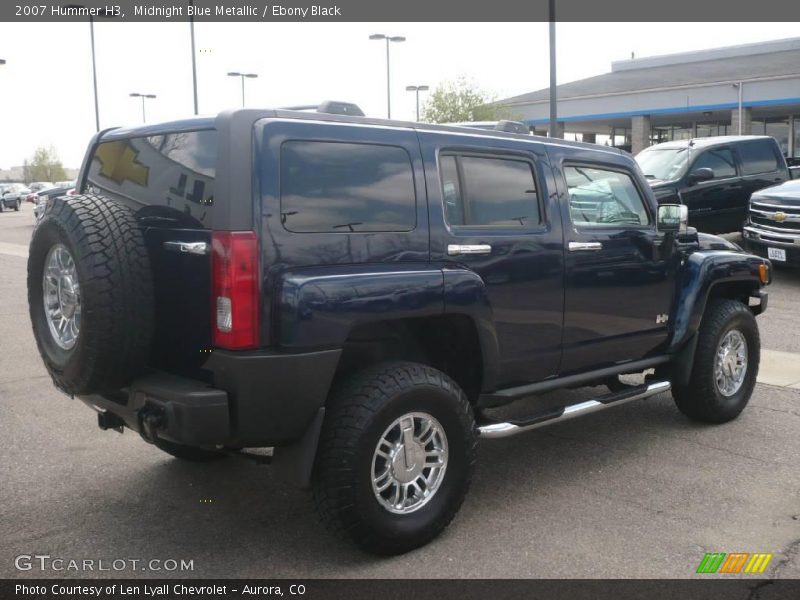 Midnight Blue Metallic / Ebony Black 2007 Hummer H3