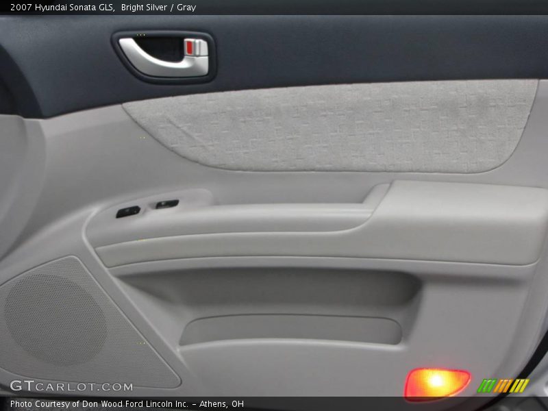 Bright Silver / Gray 2007 Hyundai Sonata GLS