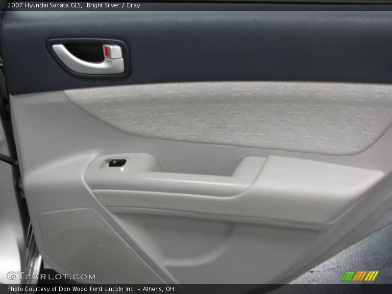 Bright Silver / Gray 2007 Hyundai Sonata GLS