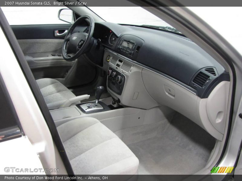 Bright Silver / Gray 2007 Hyundai Sonata GLS