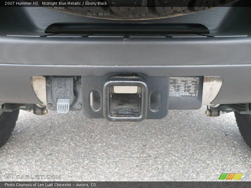 Midnight Blue Metallic / Ebony Black 2007 Hummer H3