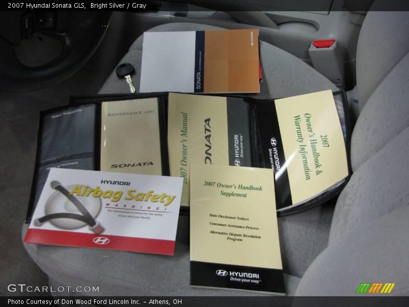 Bright Silver / Gray 2007 Hyundai Sonata GLS