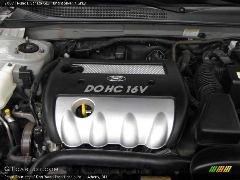 Bright Silver / Gray 2007 Hyundai Sonata GLS
