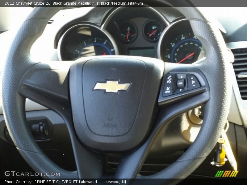 Black Granite Metallic / Jet Black/Medium Titanium 2012 Chevrolet Cruze LS