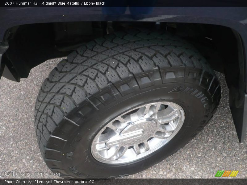 Midnight Blue Metallic / Ebony Black 2007 Hummer H3