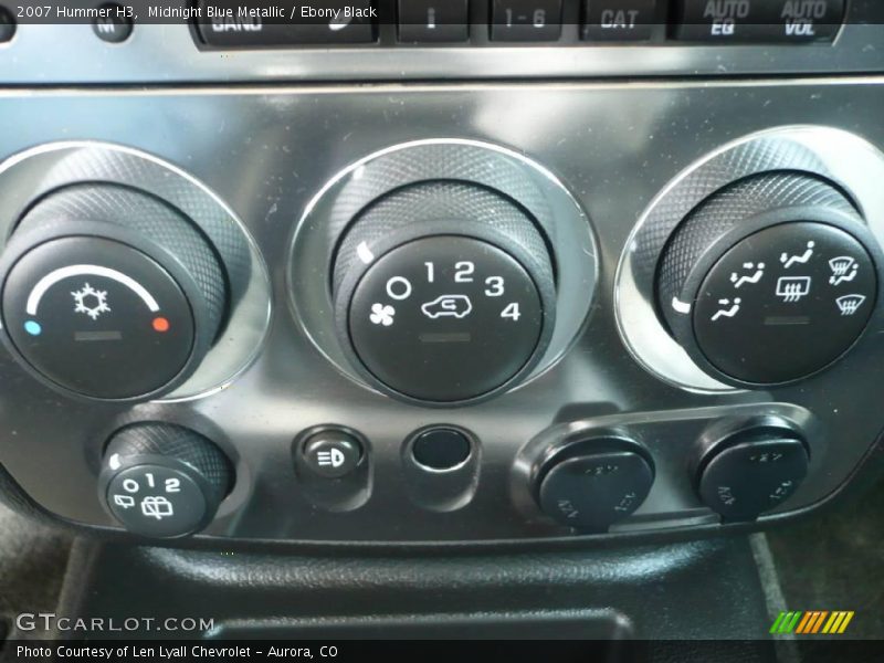 Midnight Blue Metallic / Ebony Black 2007 Hummer H3