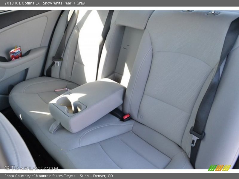 Snow White Pearl / Gray 2013 Kia Optima LX