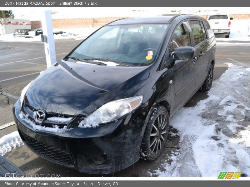 Brilliant Black / Black 2007 Mazda MAZDA5 Sport