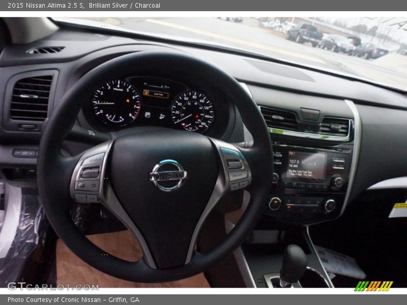 Brilliant Silver / Charcoal 2015 Nissan Altima 2.5 S