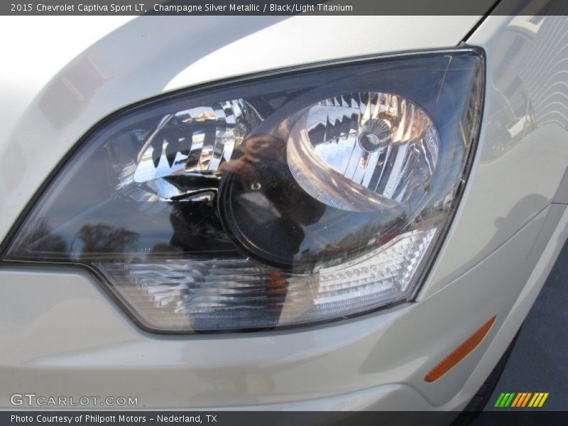 Champagne Silver Metallic / Black/Light Titanium 2015 Chevrolet Captiva Sport LT