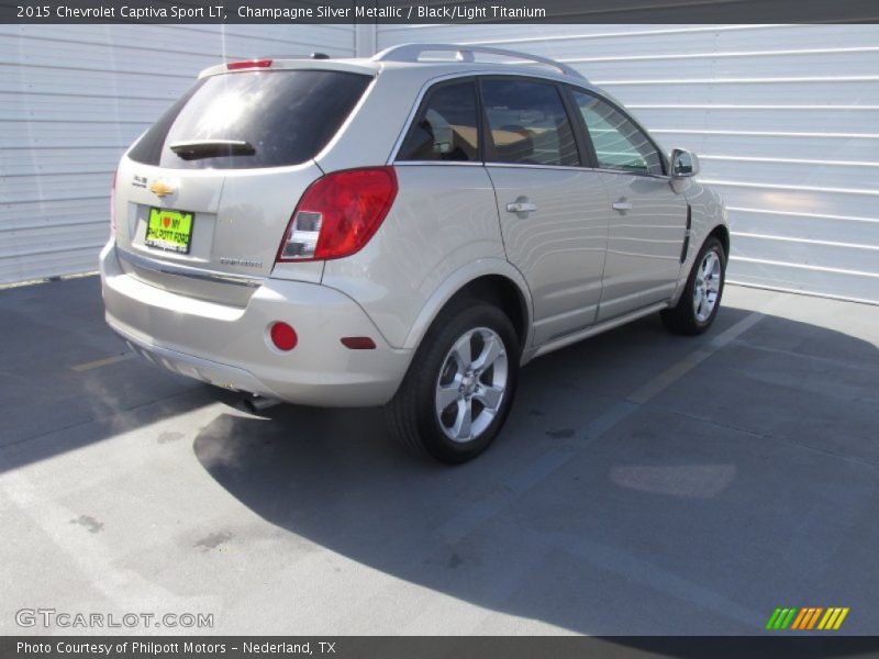 Champagne Silver Metallic / Black/Light Titanium 2015 Chevrolet Captiva Sport LT