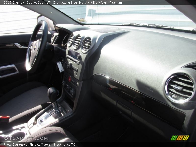 Champagne Silver Metallic / Black/Light Titanium 2015 Chevrolet Captiva Sport LT
