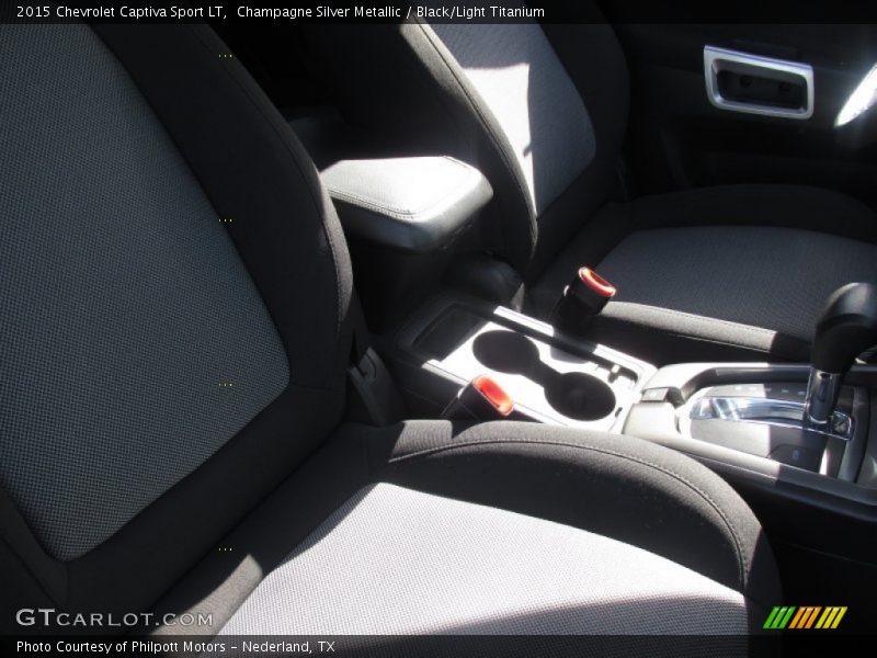 Champagne Silver Metallic / Black/Light Titanium 2015 Chevrolet Captiva Sport LT