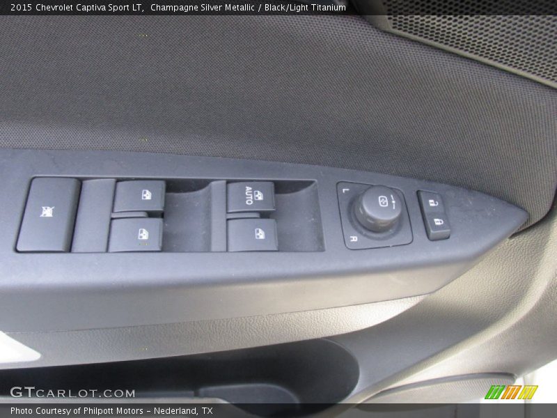 Champagne Silver Metallic / Black/Light Titanium 2015 Chevrolet Captiva Sport LT