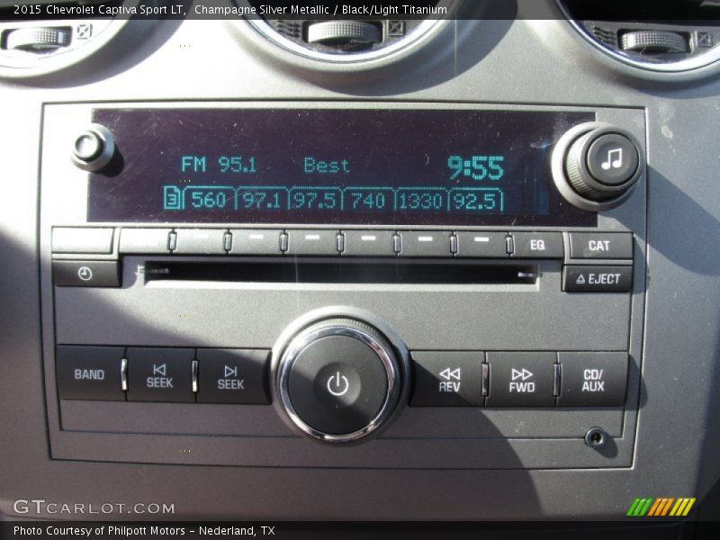 Champagne Silver Metallic / Black/Light Titanium 2015 Chevrolet Captiva Sport LT