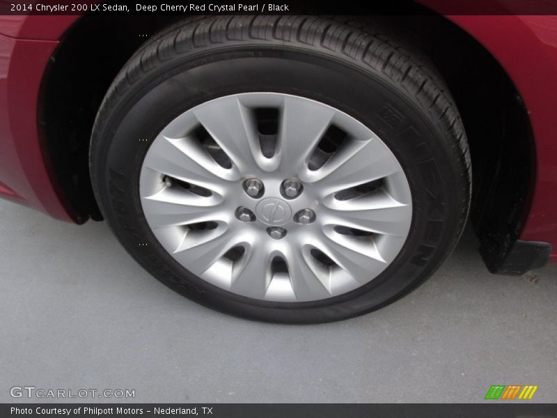 Deep Cherry Red Crystal Pearl / Black 2014 Chrysler 200 LX Sedan