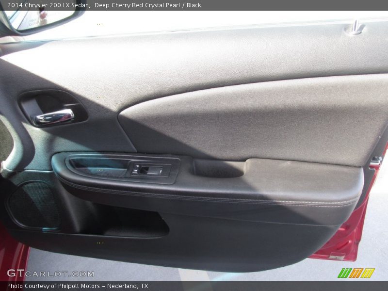 Deep Cherry Red Crystal Pearl / Black 2014 Chrysler 200 LX Sedan