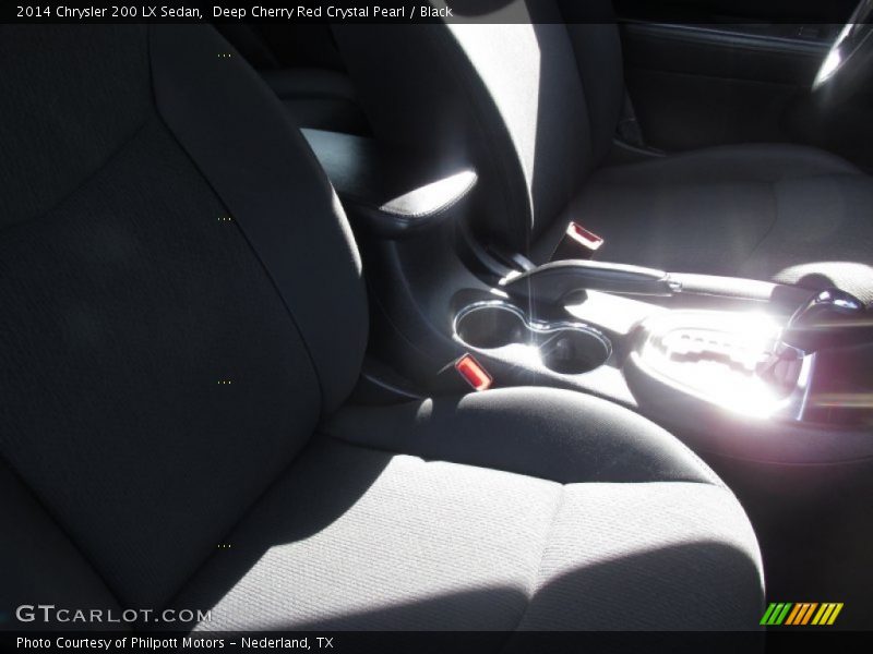 Deep Cherry Red Crystal Pearl / Black 2014 Chrysler 200 LX Sedan