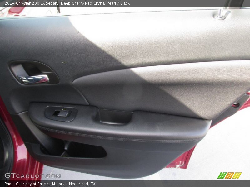 Deep Cherry Red Crystal Pearl / Black 2014 Chrysler 200 LX Sedan