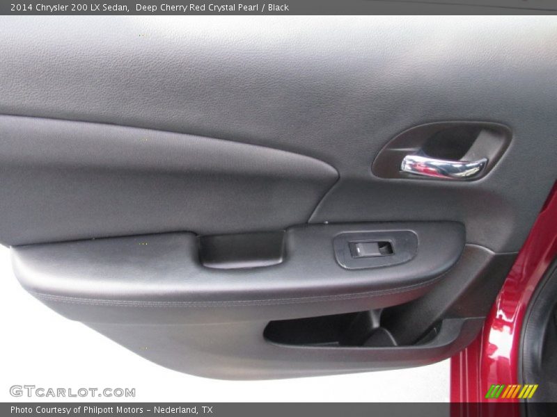 Deep Cherry Red Crystal Pearl / Black 2014 Chrysler 200 LX Sedan
