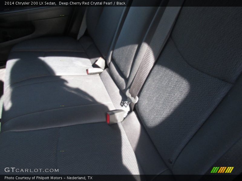 Deep Cherry Red Crystal Pearl / Black 2014 Chrysler 200 LX Sedan