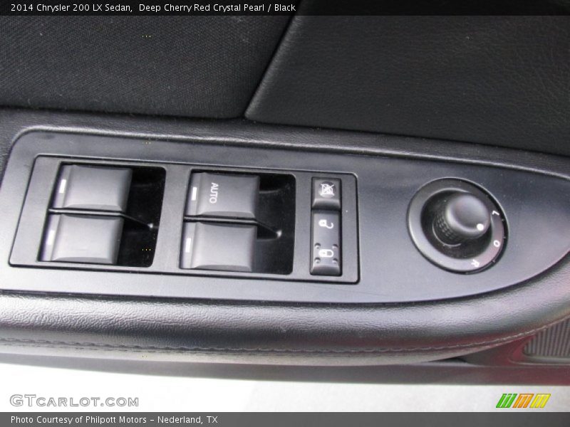 Deep Cherry Red Crystal Pearl / Black 2014 Chrysler 200 LX Sedan