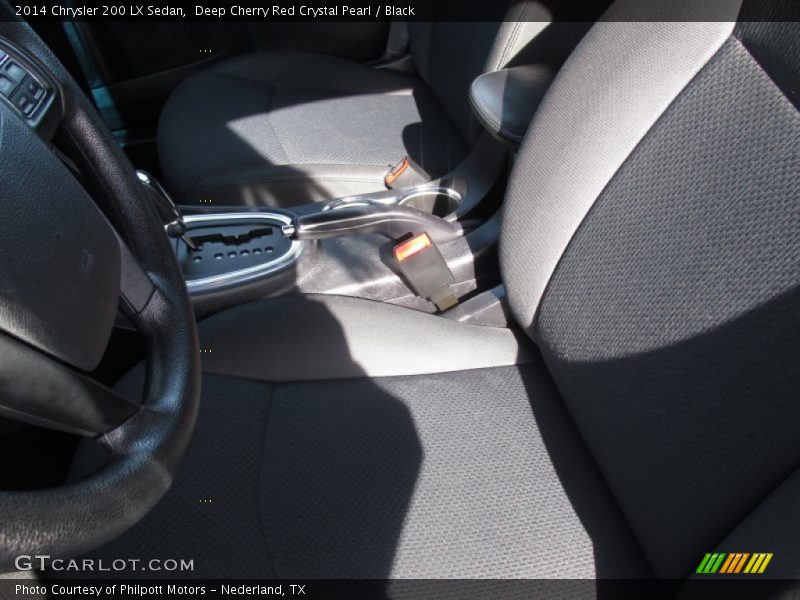 Deep Cherry Red Crystal Pearl / Black 2014 Chrysler 200 LX Sedan