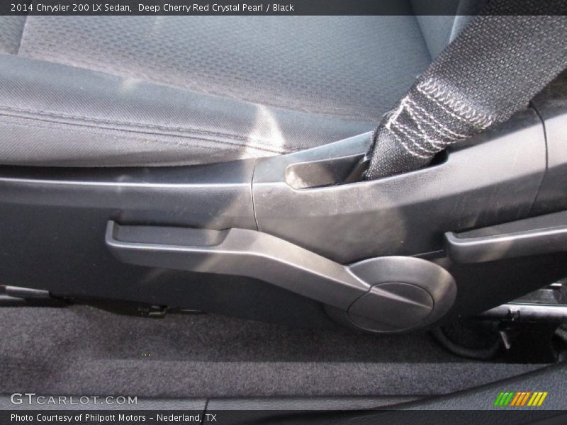 Deep Cherry Red Crystal Pearl / Black 2014 Chrysler 200 LX Sedan