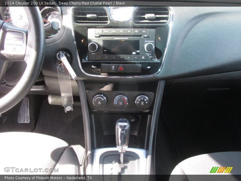 Deep Cherry Red Crystal Pearl / Black 2014 Chrysler 200 LX Sedan