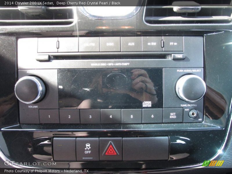 Deep Cherry Red Crystal Pearl / Black 2014 Chrysler 200 LX Sedan