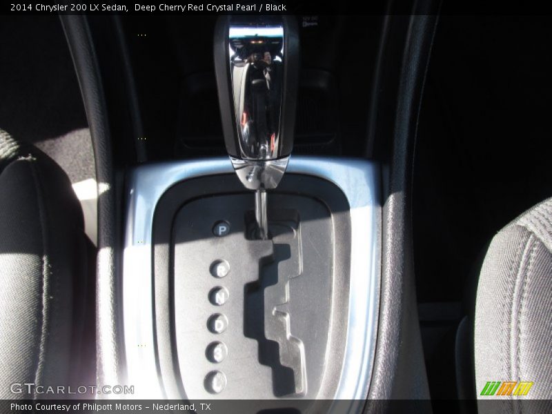 Deep Cherry Red Crystal Pearl / Black 2014 Chrysler 200 LX Sedan