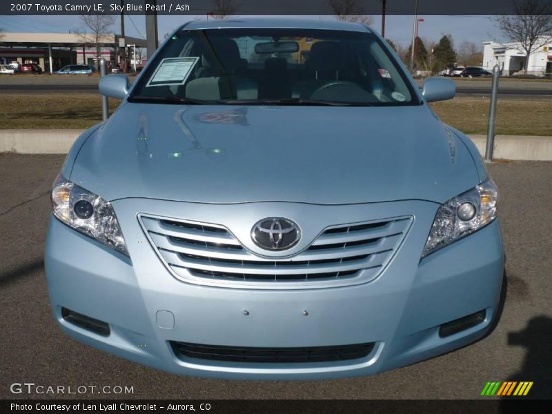 Sky Blue Pearl / Ash 2007 Toyota Camry LE