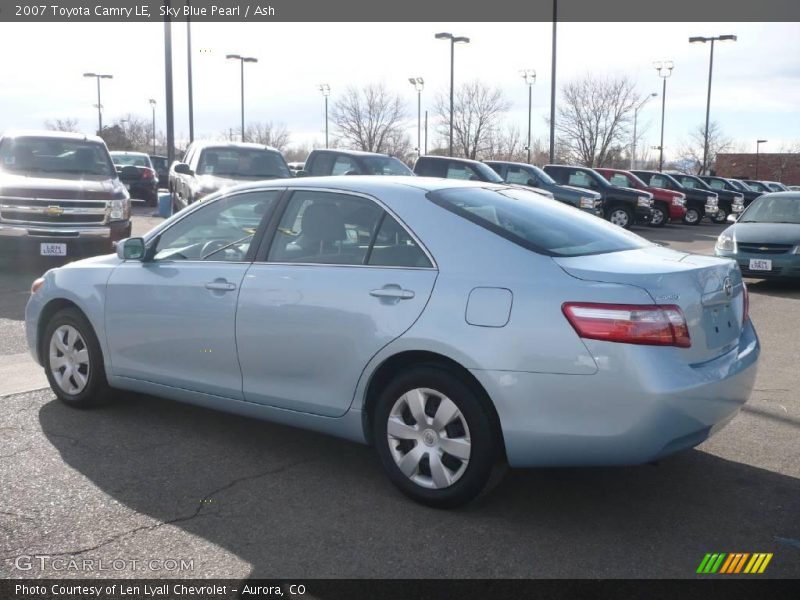 Sky Blue Pearl / Ash 2007 Toyota Camry LE