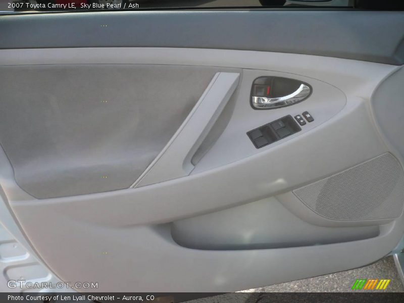 Sky Blue Pearl / Ash 2007 Toyota Camry LE