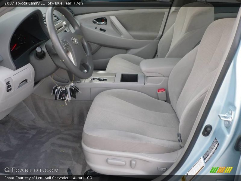 Sky Blue Pearl / Ash 2007 Toyota Camry LE