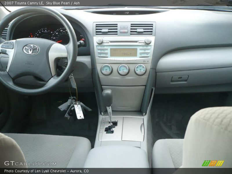 Sky Blue Pearl / Ash 2007 Toyota Camry LE
