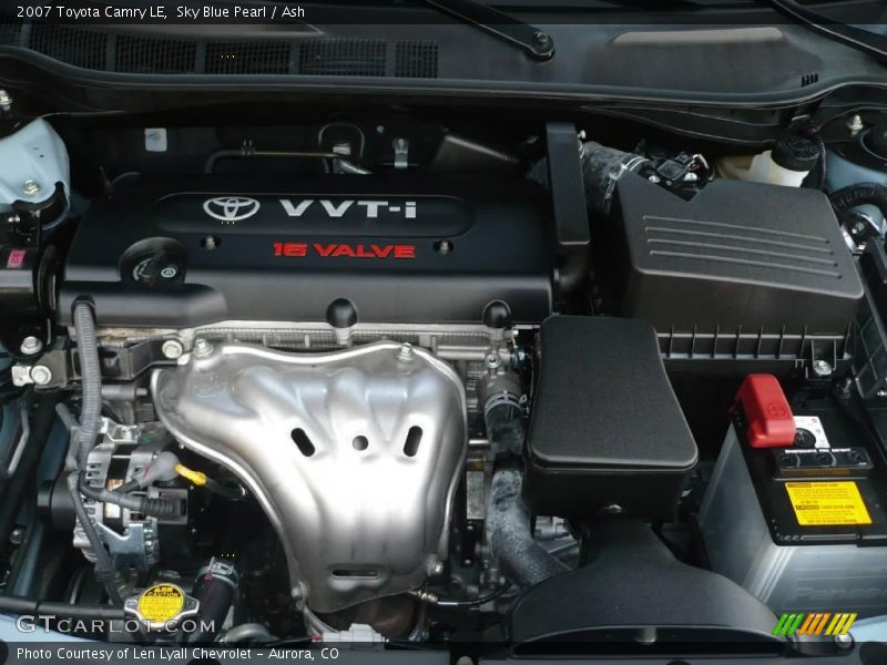 Sky Blue Pearl / Ash 2007 Toyota Camry LE