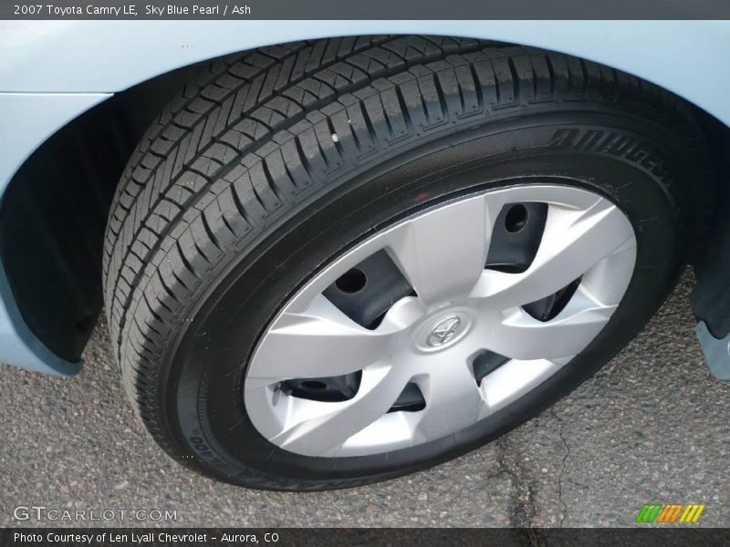Sky Blue Pearl / Ash 2007 Toyota Camry LE