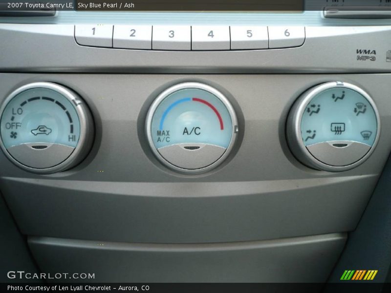 Sky Blue Pearl / Ash 2007 Toyota Camry LE