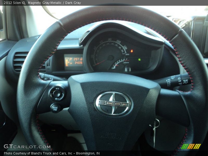 Magnetic Gray Metallic / Dark Gray 2012 Scion iQ