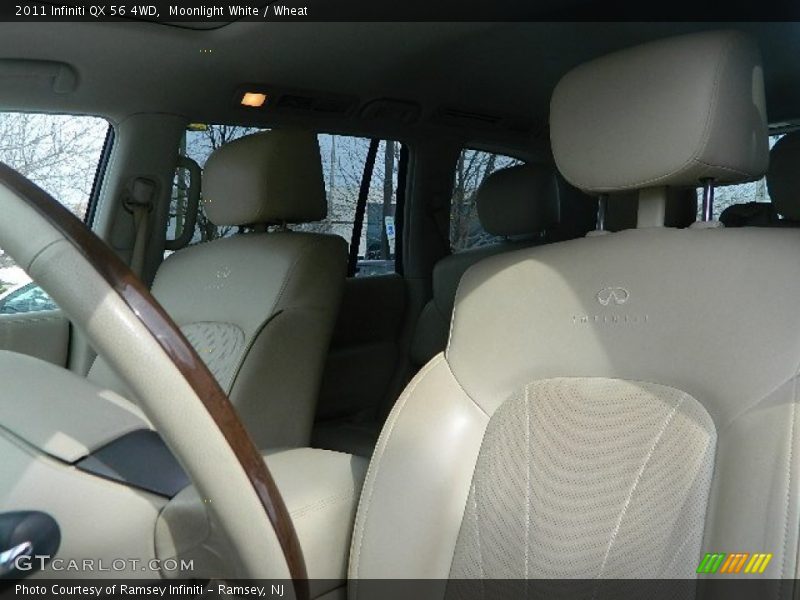 Moonlight White / Wheat 2011 Infiniti QX 56 4WD