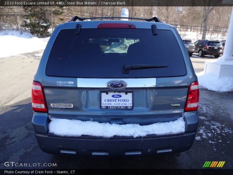Steel Blue Metallic / Charcoal Black 2010 Ford Escape Limited V6 4WD
