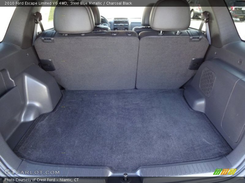 Steel Blue Metallic / Charcoal Black 2010 Ford Escape Limited V6 4WD