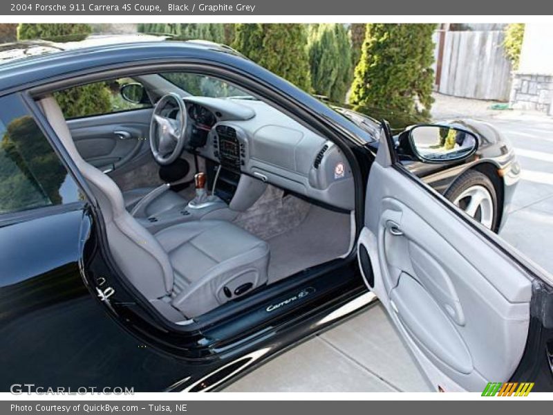 Black / Graphite Grey 2004 Porsche 911 Carrera 4S Coupe