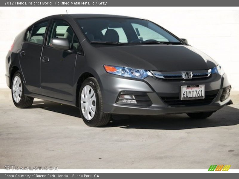 Polished Metal Metallic / Gray 2012 Honda Insight Hybrid
