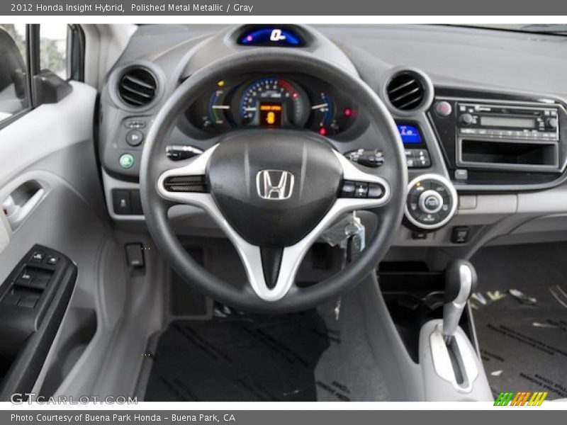 Polished Metal Metallic / Gray 2012 Honda Insight Hybrid