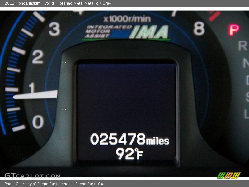 Polished Metal Metallic / Gray 2012 Honda Insight Hybrid