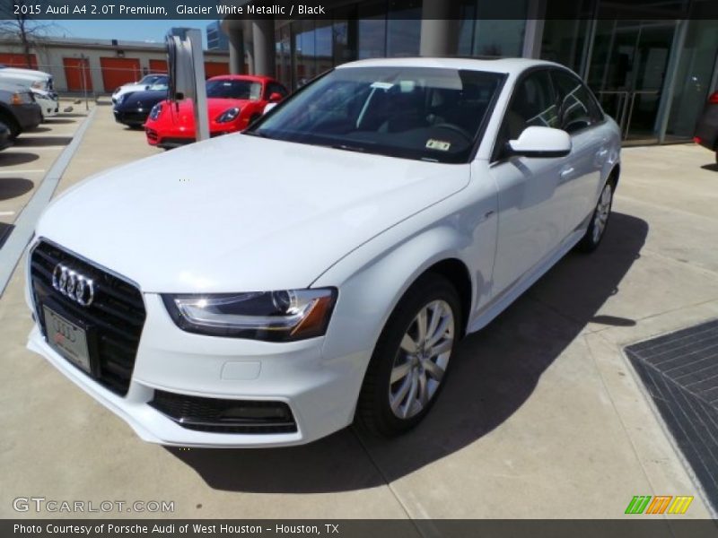Glacier White Metallic / Black 2015 Audi A4 2.0T Premium